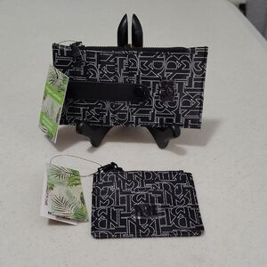 Brand New Black and White Monogram Card Holders Set